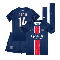 Paris Saint-Germain Desire Doue #14 Hemmatröja Barn 2024-25 Kortärmad (+ Korta byxor)